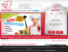 Tablet Screenshot of kochhaus-online.de